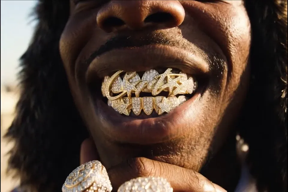 Streetwear campaign close-up