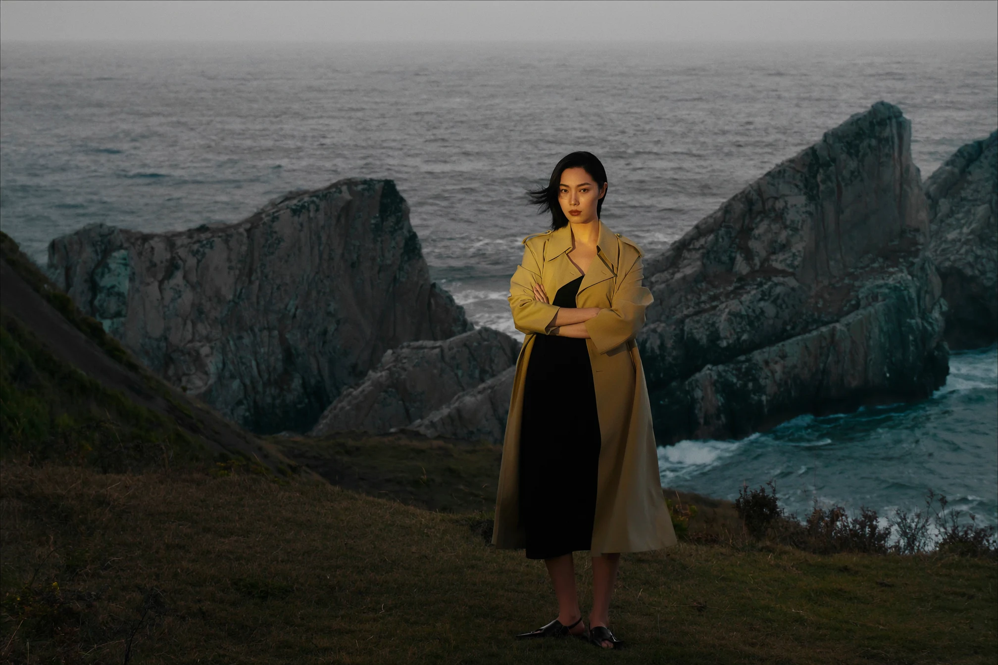 Wind Study — beauty editorial
